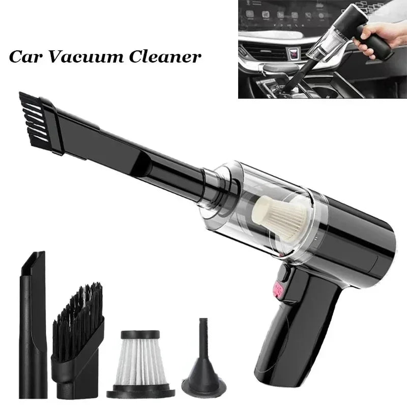 Clearance_Wireless Car Vacuum Cleaner Strong Cordless Cleaner Suction Handheld Auto Vacuum Home&Car Dual Use MiniVacuum Cleaner