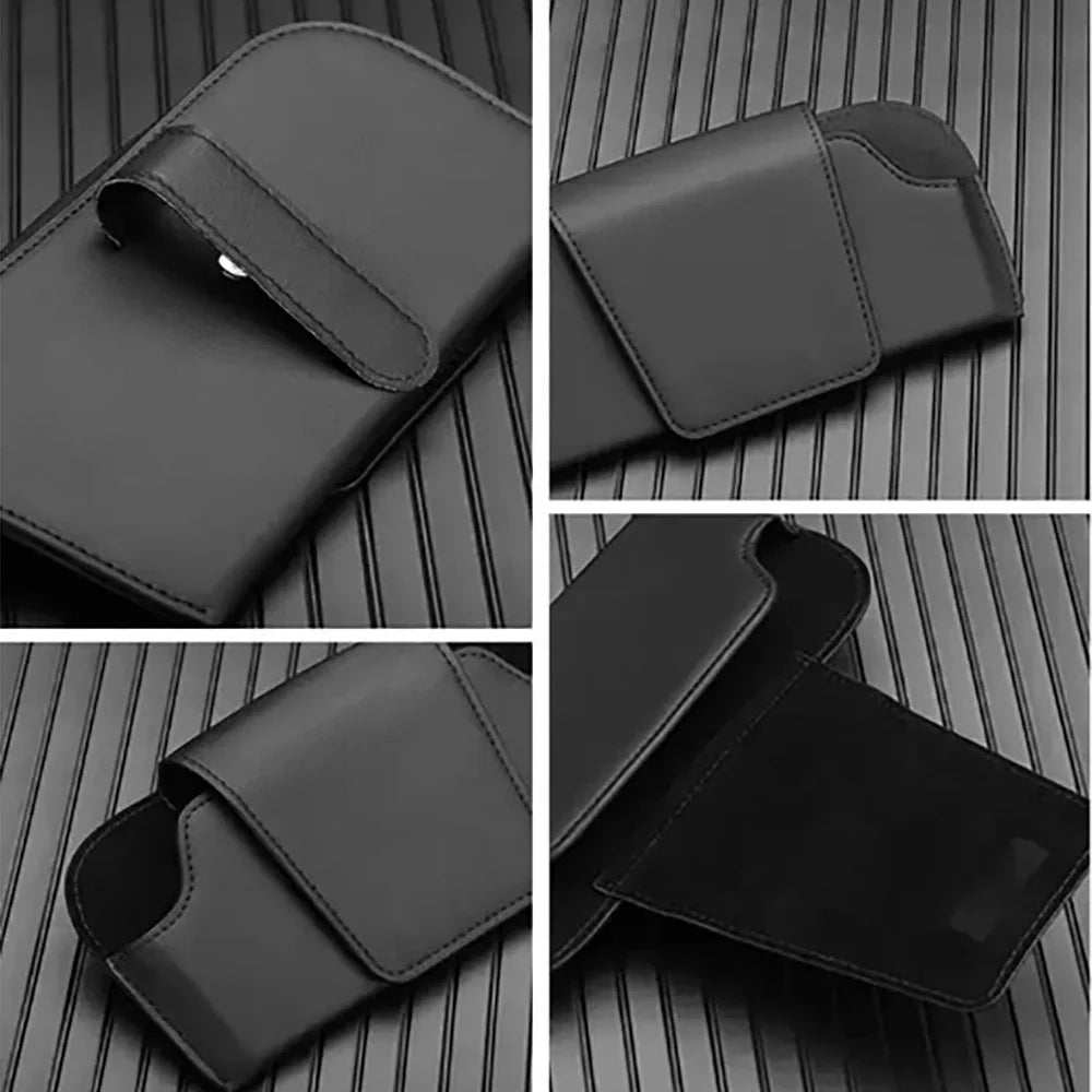 Car Sun Visor Glasses Holder Premium Leather Sunglasses Case Clip Organizer Auto Eyeglasses Storage Box Garage Hand Tools