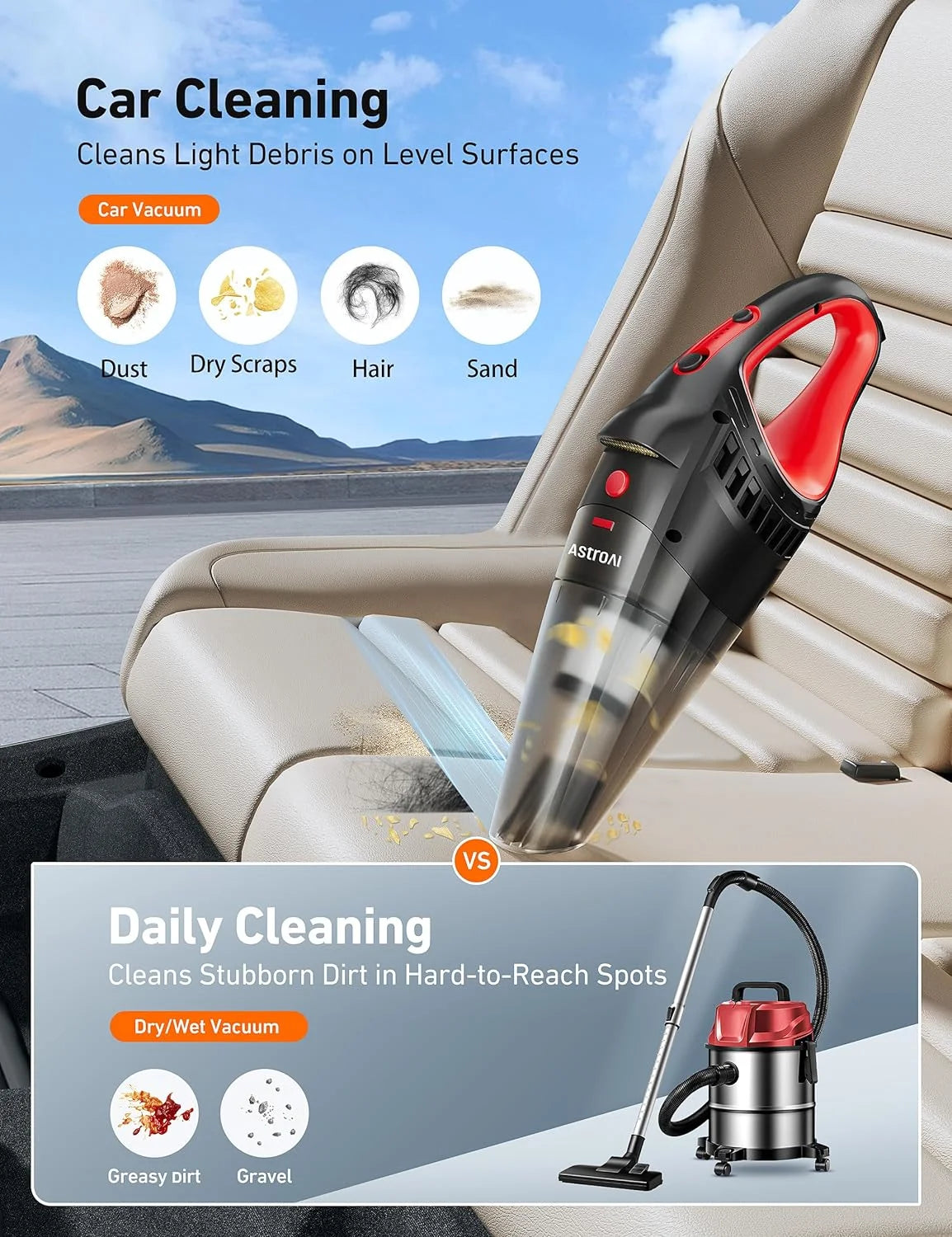 Dust Buster 3000: The Pocket-Sized Tornado That Fights Dirt in Your Car and Crumbs in Your Couch!