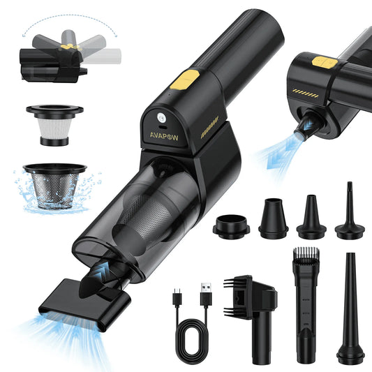 Suck It Up! The Super Duper 8-in-1 Cordless Car Vacuum - Because Your Car Deserves a Spa Day Too!
