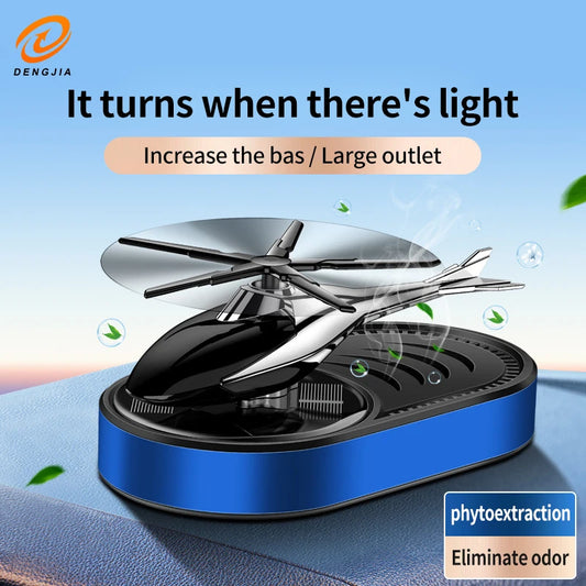 Car Aromatherapy Solar Helicopter Diffuser Air Freshener